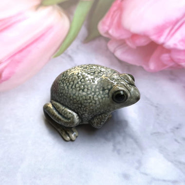 Ceramic Frog Toad Figurine Terrarium Garden Decor