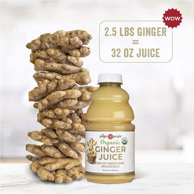 The Ginger People Organic Ginger Juice, 99.7% Pure Ginger Juice