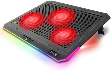 havit RGB Laptop Cooling Pad for 15.6-17 Inch Laptop with 3 Quiet Fans