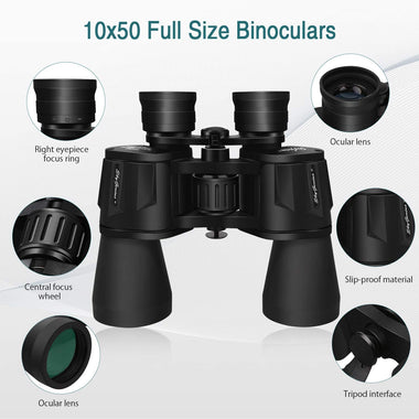 10 x 50 Powerful Binoculars