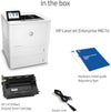 HP Laserjet Enterprise M611x Monochrome Duplex Printer with Dual-Band Wi-Fi