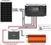 200 Watt 12 Volt Monocrystalline Solar Panel, 2 Pack of 12V 100W High-Efficiency