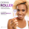 Rose Quartz Roller with Derma Roller 0.25mm
