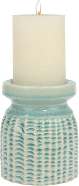 Stonebriar Decorative Ocean Pillar Candle Holder