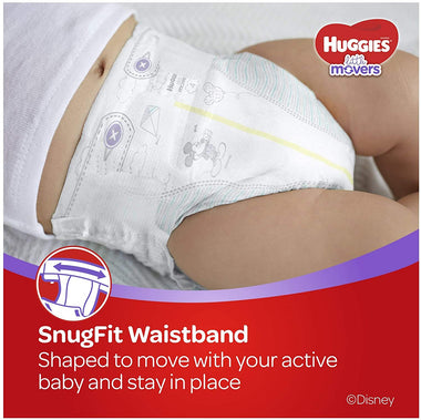 Huggies Little Movers Baby Diapers-Size 3 (162 Count)