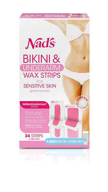 Body Wax Strips - Sensitive Skin Bikini & Underarm