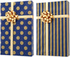 Reversible Wrapping Paper Set: 4 Rolls (8 Designs) of Premium Gift Wrap
