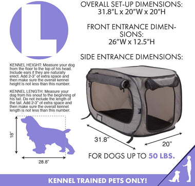 SportPet Designs Large Pop Open Kennel