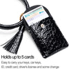 Adorve Key Chain Ring Bracelets Card Holder - Keychain Bangle Wristlet Unisex