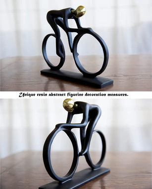 Resin Art Sculpture Bicycle Decorative Statue