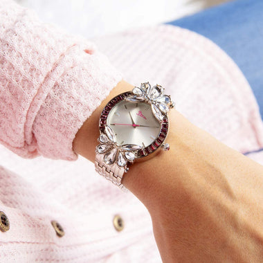 Boum Precieux Statement Crystal Dial Quartz Watch