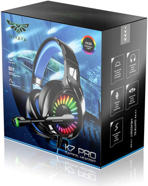Nivava K7 Pro Gaming Headset for PS4 PC, Xbox One Headset