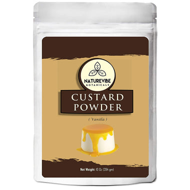 Naturevibe Botanicals Custard Powder (Vanilla) - 10 ounces