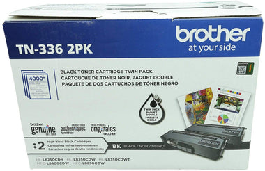 Brother TN-336BK Toner Cartridge (Black) in Retail Packaging TN336BK 1 Pack
