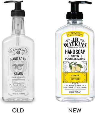 JR Watkins Gel Hand Soap, Lemon, 6 Pack