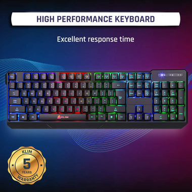 KLIM Chroma Rechargeable Wireless Gaming Keyboard
