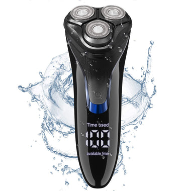Electric Razor for Men - Lavieer Wet and Dry Rechargeable Mens Rotary Shaver