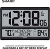 Sharp Atomic Clock Never Needs Setting!