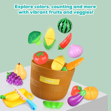 Color Sorting Set with Play Food
