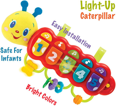 KiddoLab Lira The Caterpillar, Baby Music Light Up Toy