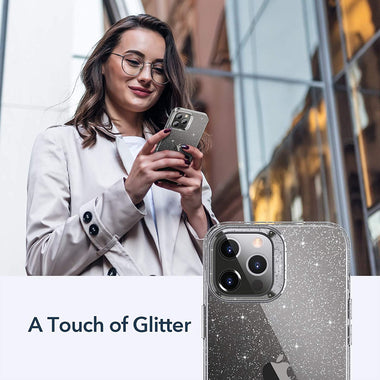ESR Clear Glitter Case Compatible with iPhone 12 Pro Max