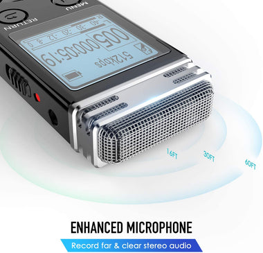 EVISTR V508 Digital Voice Recorder for Lectures Meetings