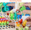 Montessori Toys for Toddlers,Wooden Magnetic Fishing Game