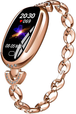 Smart Watches for Women Luxury Diamond Bracelet Heart Rate
