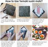 Delamu Sushi Making Kit, Bamboo Sushi Mats With Sushi Knife