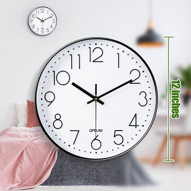 12 Inch Wall Clocks Battery Operated Large