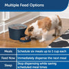 Six Meal Pet Feeder, Automatic Cat and Dog Food Dispenser