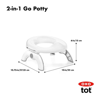 OXO Tot 2-in-1 Go Potty for Travel - Teal