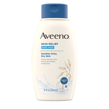 Aveeno Skin Relief Fragrance-Free Body Wash with Oat to Soothe Dry Itchy Skin