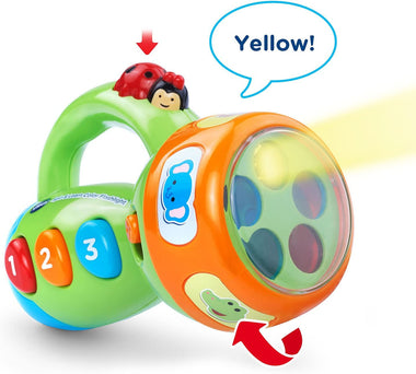 VTech Spin and Learn Color Flashlight Amazon Exclusive, Lime Green Lime Green Flashlight