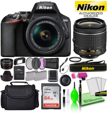 Nikon D3500 24.2MP DSLR Digital Camera with AF-P DX 18-55mm Lens Model Deluxe