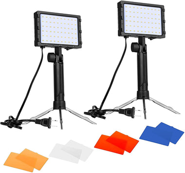 60 LED Continuous Portable Photography Lighting Kit for Table Top