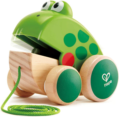 Hape Frog Pull-Along | Wooden Frog