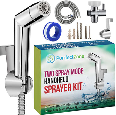 Purrfectzone Premium Adjustable Cloth Diaper Sprayer