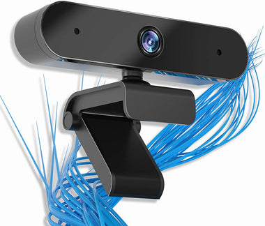 Webcam with Microphone,1080P HD Web Camera Built-in Dual Microphone, 360°