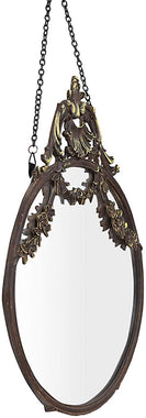 DA4600 Antique Inspired Hanging Oval Mirror