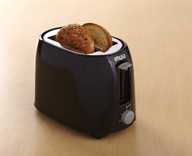 USA GAU-80321B Black 2-Slice Basic Cool Touch Toaster