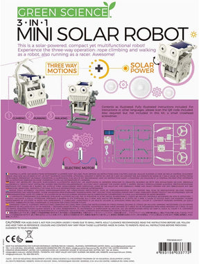4M 3-In-1 Mini Solar Robot – STEM Toys
