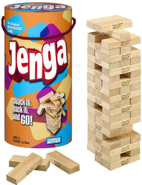 Jenga Game Wooden Blocks Stacking Tumbling