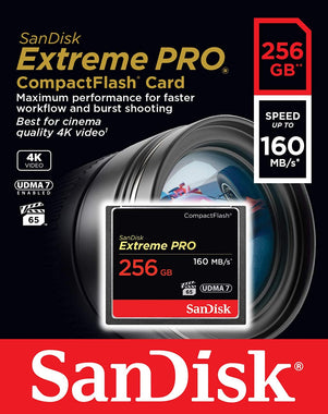 Extreme PRO 256GB Compact Flash Memory Card