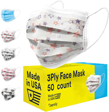 Ceemly 3Ply USA Made Face Mask
