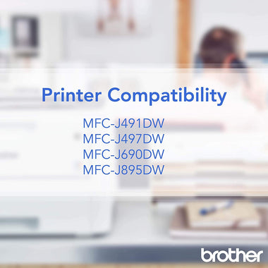 Brother Printer LC3011Y Single Pack Standard Cartridge Yield Up To 200 Pages LC3011