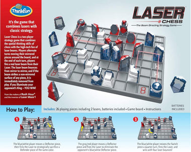 ThinkFun Laser Chess Two Player Strategy Game
