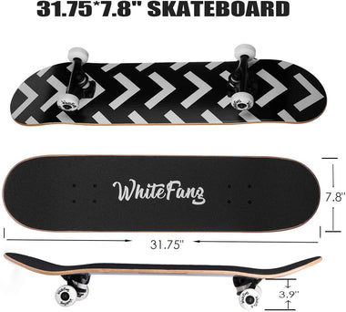 WhiteFang Skateboards for Beginners