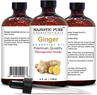 Majestic Pure Ginger Root Essential Oil, Pure and Natural