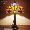 Tiffany Crystal Bead Dragonfly Style Lamp